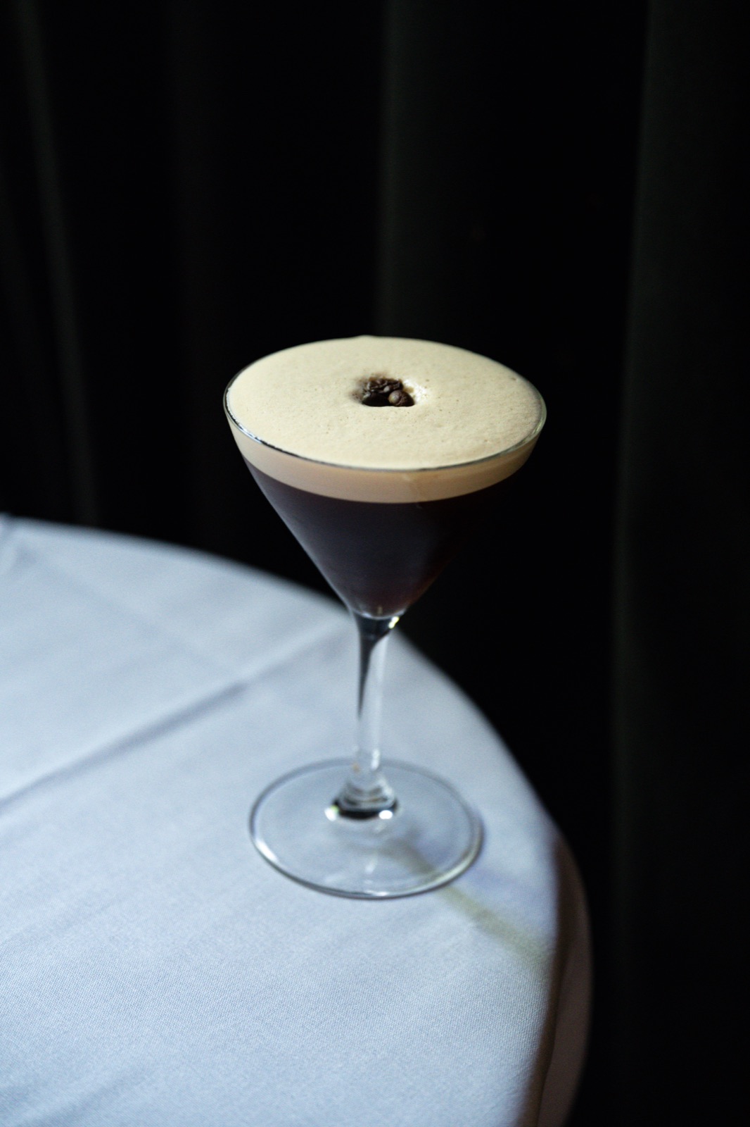 Reservoir espresso martini topped with coffee beans